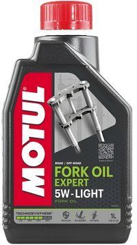 Мастило вилочне MOTUL FORK OIL EXPERT LIGHT SAE 5W - 1 л \37935 фото