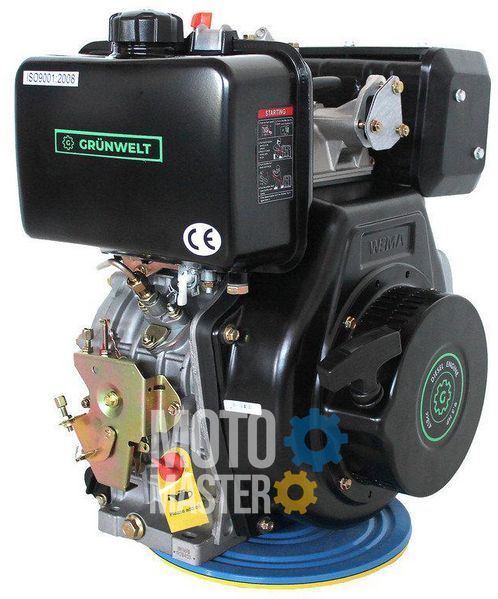 Двигун GrunWelt GW186FB-T (знімний циліндр) DV007 фото
