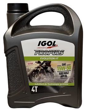 Олія для 4-тактних двигунів IGOL PROPULS EVOLUTION 4T 15W-50 - 4 л 309004 фото