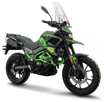 Мотоцикл TEKKEN 250 Dual Sport шины (Графитово-зеленый) MOT-326 фото