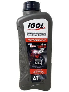 Олія для 4-тактних двигунів мотоциклів PROPULS PERFORMANCE 4T 10W-40 - 1 л 302001 фото